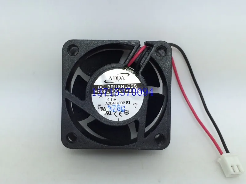 FOR ADDA AD0412HB-C50 dual ball bearing 12V 0.11A 4CM 4020 power supply heatsink silent cooling fan