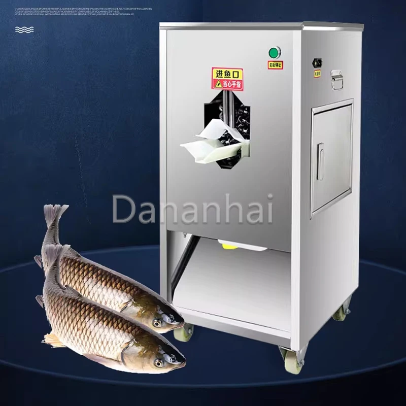 Industrial Fish Slotting Machine with Integrated Fish Killing And Descaling for Commercial Kitchen And Restaurant Use