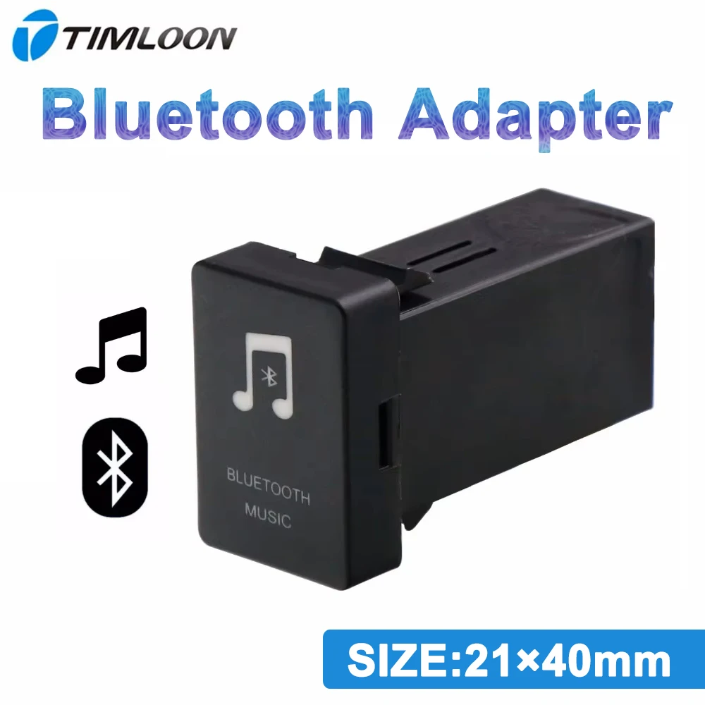 Car Bluetooth Adapter Radio Aux Adapter Use for TOYOTA, Camry, Corolla, Yaris, RAV4, Reiz, Land Cruiser
