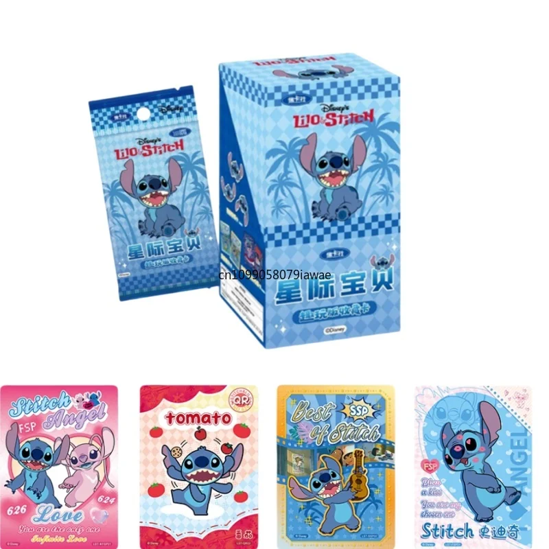 

Official Genuine Disney Stitch Card Lilo & Stitch Animation Cartoon Game Collection Card Peripheral Children Toy Gift
