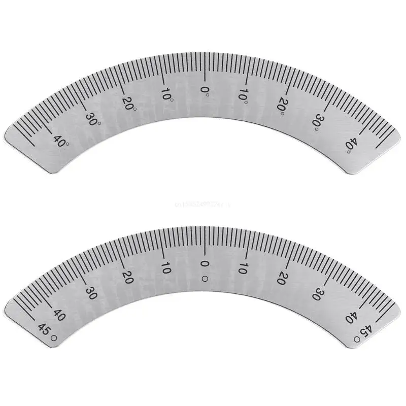 Protractors Milling Machine Part Plate Scale Ruler 45 Degree