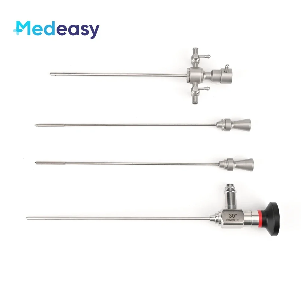 Medical Rigid ENT Endoscope Sheath and Obturator Trocar Knee Pets Animals Examination Surgery Veterinary