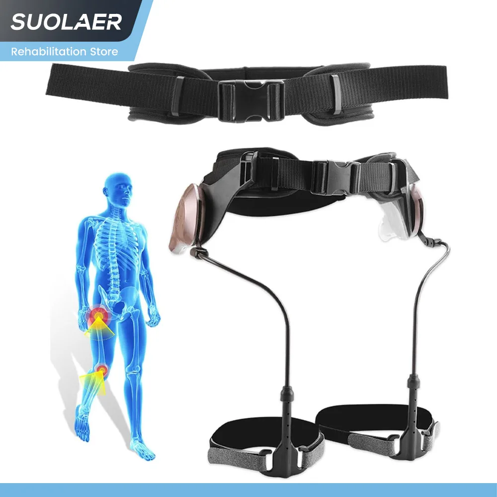 Disabled Walking Aids for Adult Adjustable Bionic Body Power Walking Aids Lower Limb Rehabilitation Training for LimitedMobility