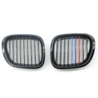 Pair Left&Right Front Hood Grille Kidney Grille 3 Color Style For BMW Z3 1996 1997 1998 1999 2000 2001 2002 51138397503