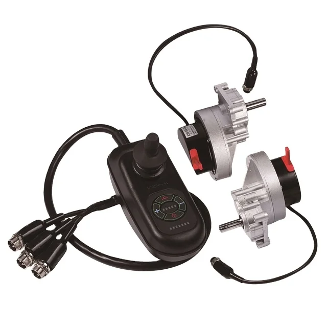 24v 200w Brush DC Gear Electric Motor with Joystick Controller