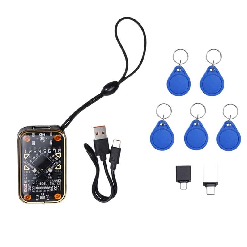 RFID Smart Chip Reader Kit Smartcard Emulator RFID Emulator Em125khz IC 13.56Mhz Badge Decode Support Clone Card