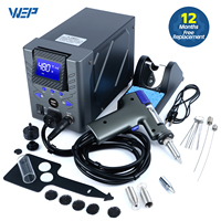 WEP Suction Tin Gun Soldering Station 90W 110W Digital BGA Soldering Suction, Vacuum Precise Temperature ºC/°F display, Sleep