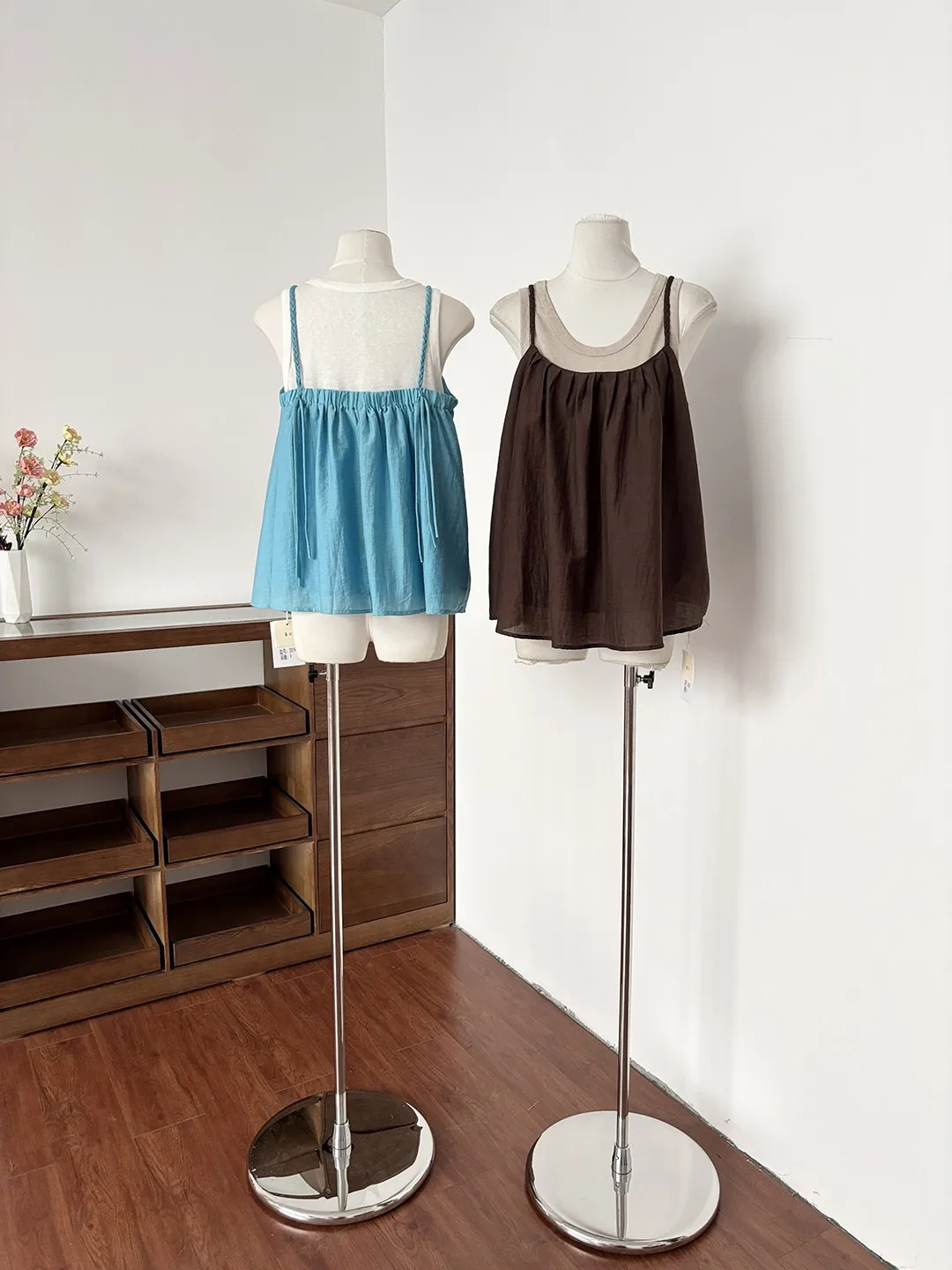

2026 New Korean Style Casual Vest Two-Piece Set Women Summer Simple Loose Lazy Style Layering Strap Suit High Waist Universal...