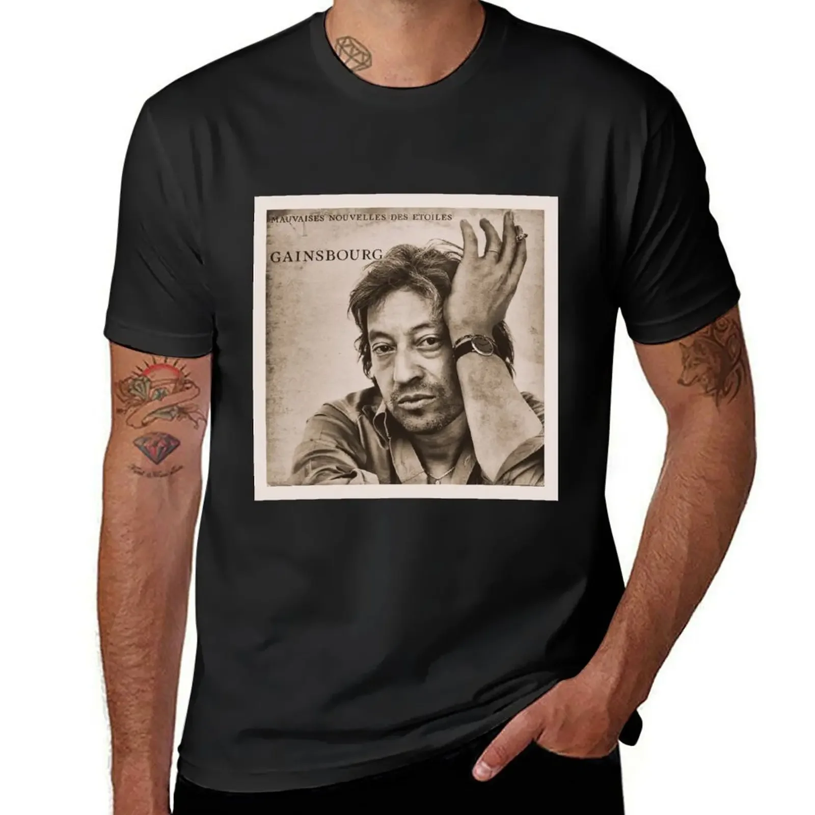 Serge Gainsbourg T-Shirt shirts graphic tee anime t shirts t shirt for men