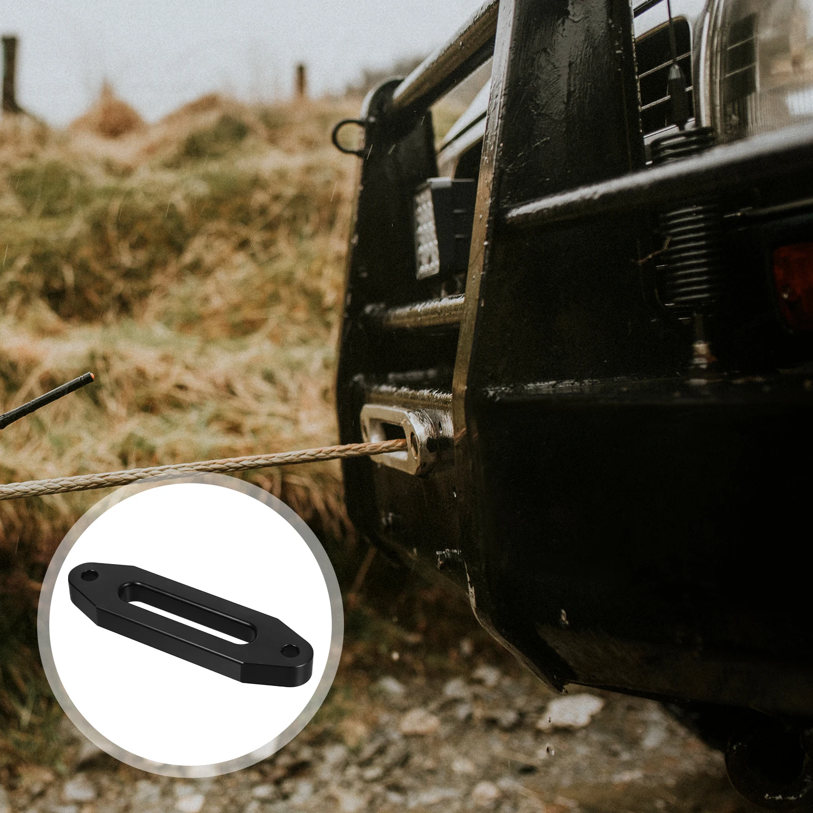 

Aluminum Alloy Roller Fairlead High-Strength Rope Guide Easy Installation Towing Winch Accessory Universal Fairlead Tool Winch