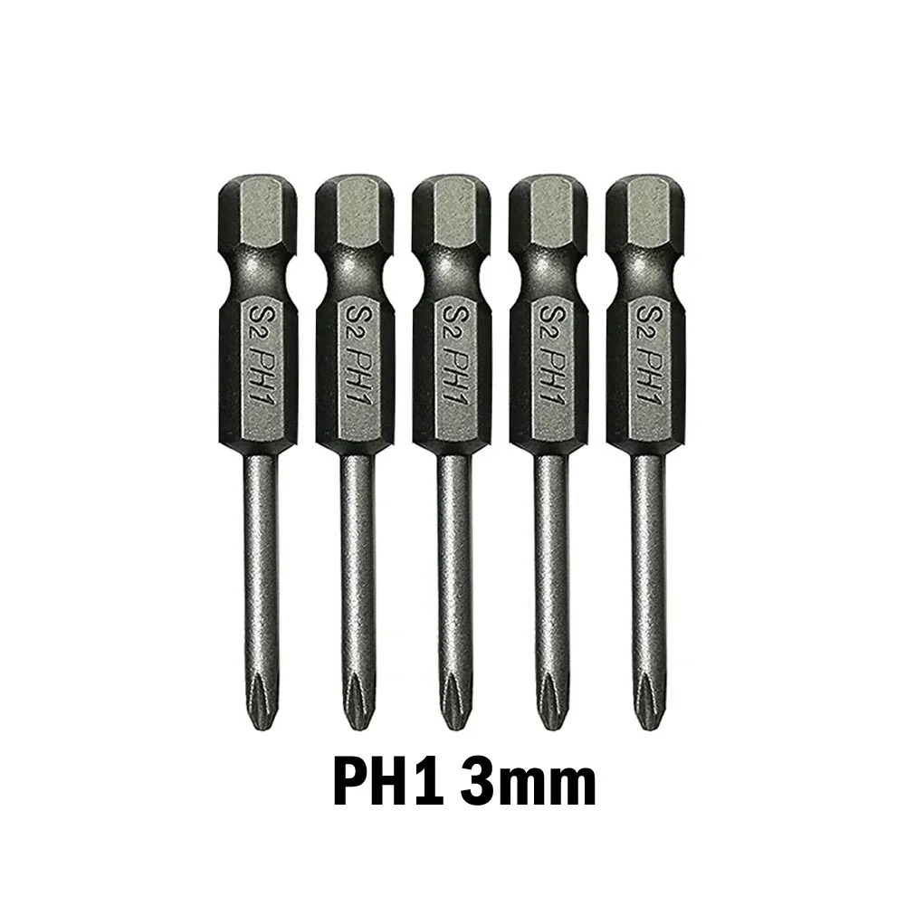 Screwdriver Bits Magnetic 635mm Hex Shank Cross Screwdriver Bits Set for Electric and Air Drills with PH00 PH1 PH2