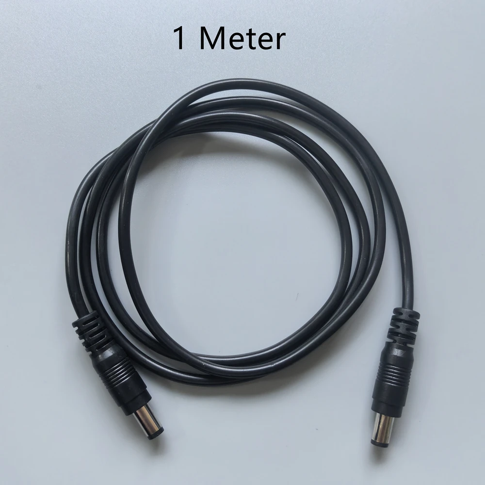 

1M/3M/5M/10M/20M DC 12V Male to Male Power Extension Cable 5.5mmx2.1mm CCTV Accessories Cord for Security Camera Led Light