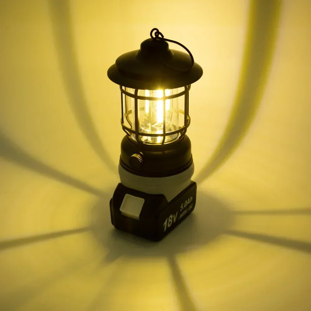 Imagem -02 - Luz de Trabalho Led Portátil para Makita 18v bl Bateria de Lítio Lanterna de Acampamento ao ar Livre Pesca Barraca de Acampamento Luz sem Bateria