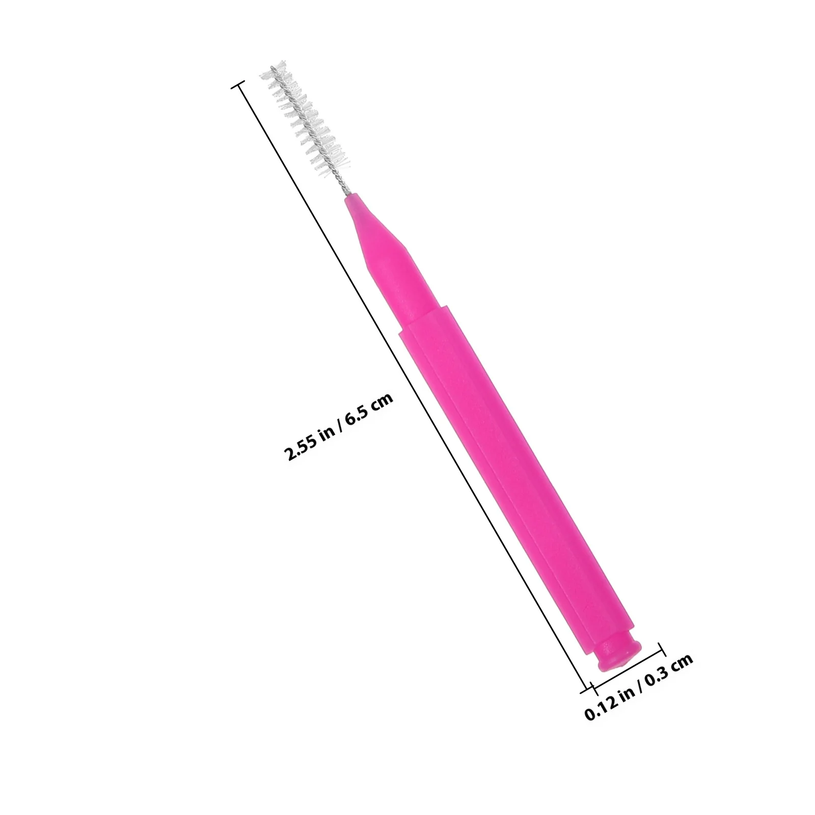 교정기용 치간 칫솔 100개, 치아 청소 도구, 휴대용 치아 틈새 잇몸 관리, 여행 위생 용품