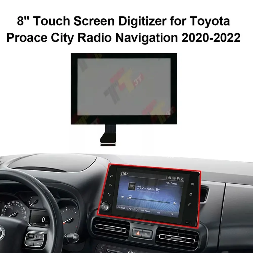 8-Zoll-Touchscreen-Dashboard für Citroen Berlingo, Peugeot Partner, Rifter, Toyota Proace City Radio-Navigation – Detail 7