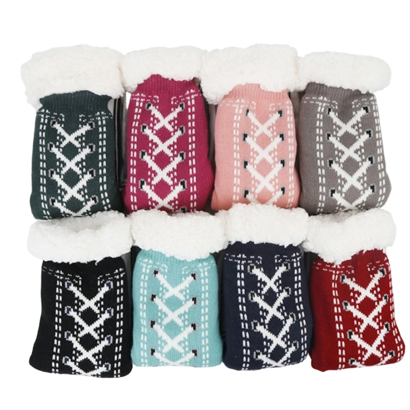 Womens Socks Thermally Sock Winter Warm Sock Christmas Gifts for Women Comfortable Fuzzy Elderly Slipper Sock