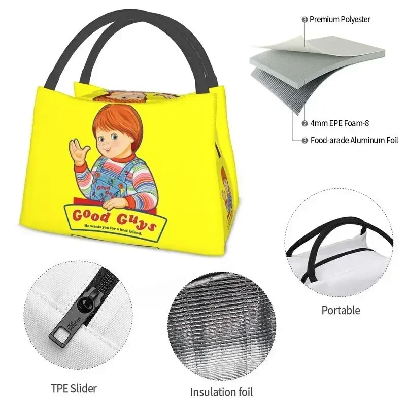 مخصص الطفل اللعب تشاكي أكياس الغداء الرجال النساء الحرارية برودة معزول علب الاغذية للعمل نزهة أو السفر الغداء #2