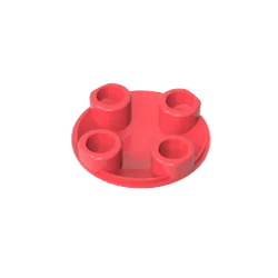 MOC PARTS Model GDS-608 SLIDE SHOE ROUND 2X2 compatible with lego 2654 54196 children's toys Assembles Building Blocks Technical