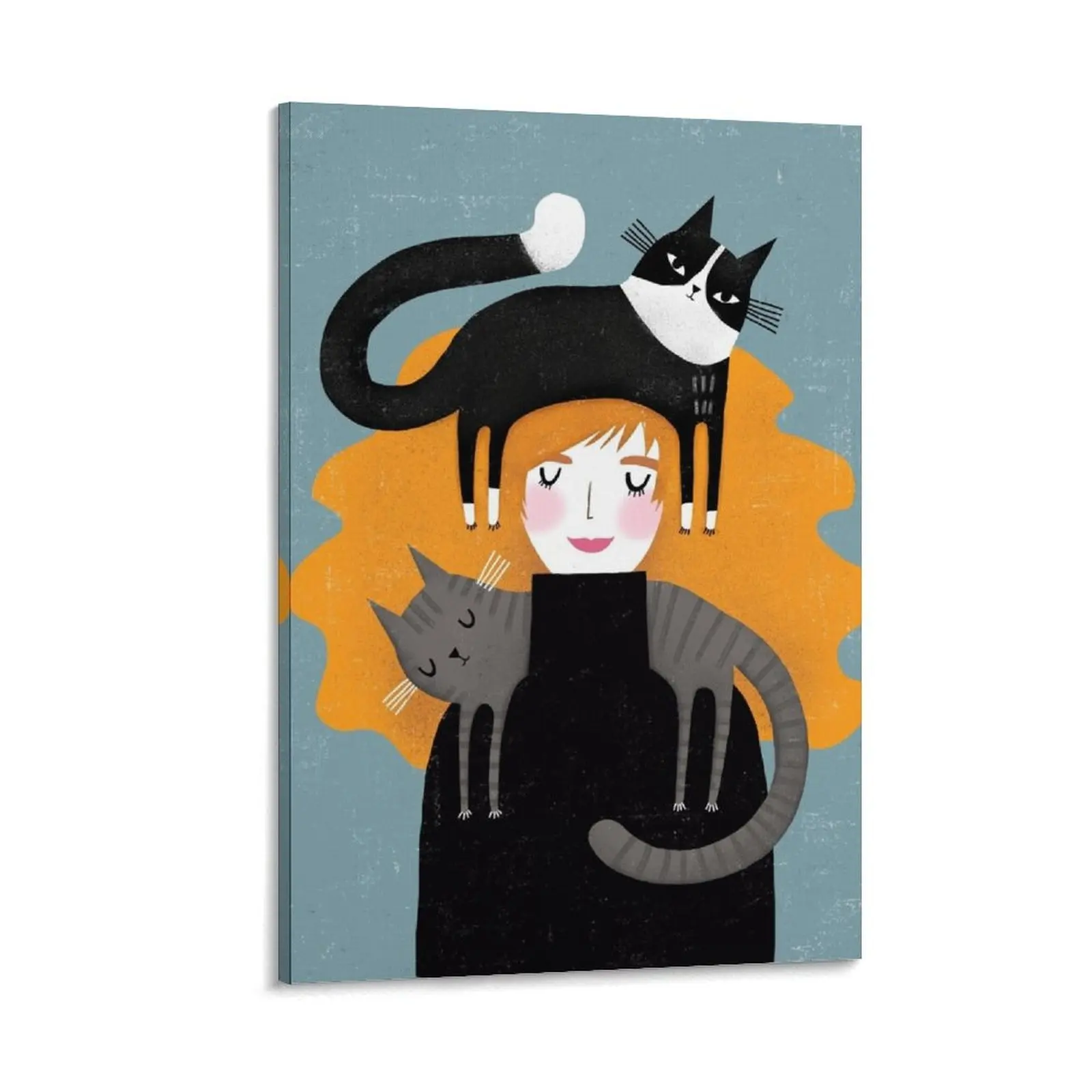 

STAYING WARM Canvas Painting poster anime decoration for the room wall art