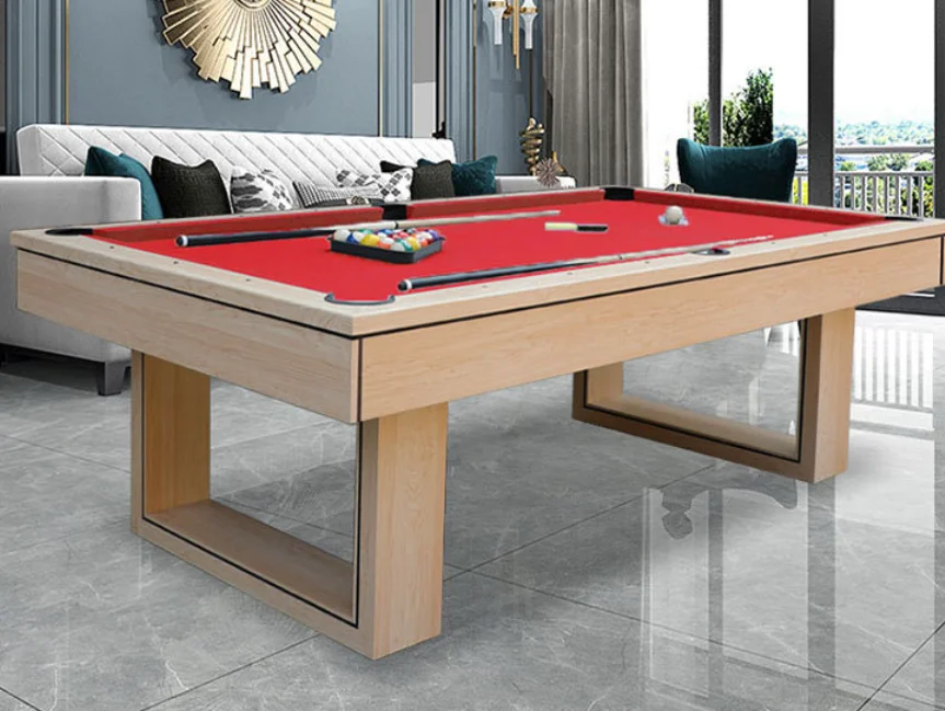 

Настраиваемый размер Профессиональный многоигровой стол 9 футов 3 в 1 — для бассейна, бильярда, пинг-понга и столовой, деревянные ножки из цельного дерева