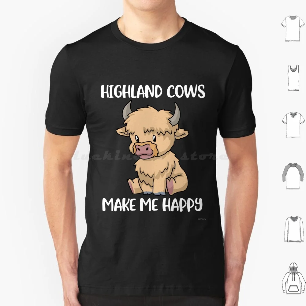 

Scottish Highland Cow Messy Hair Cute Cow T Shirt 6xl Cotton Cool Tee Highland Cow Highland Cow Cow Chirt Cute Cow Scotland Cow
