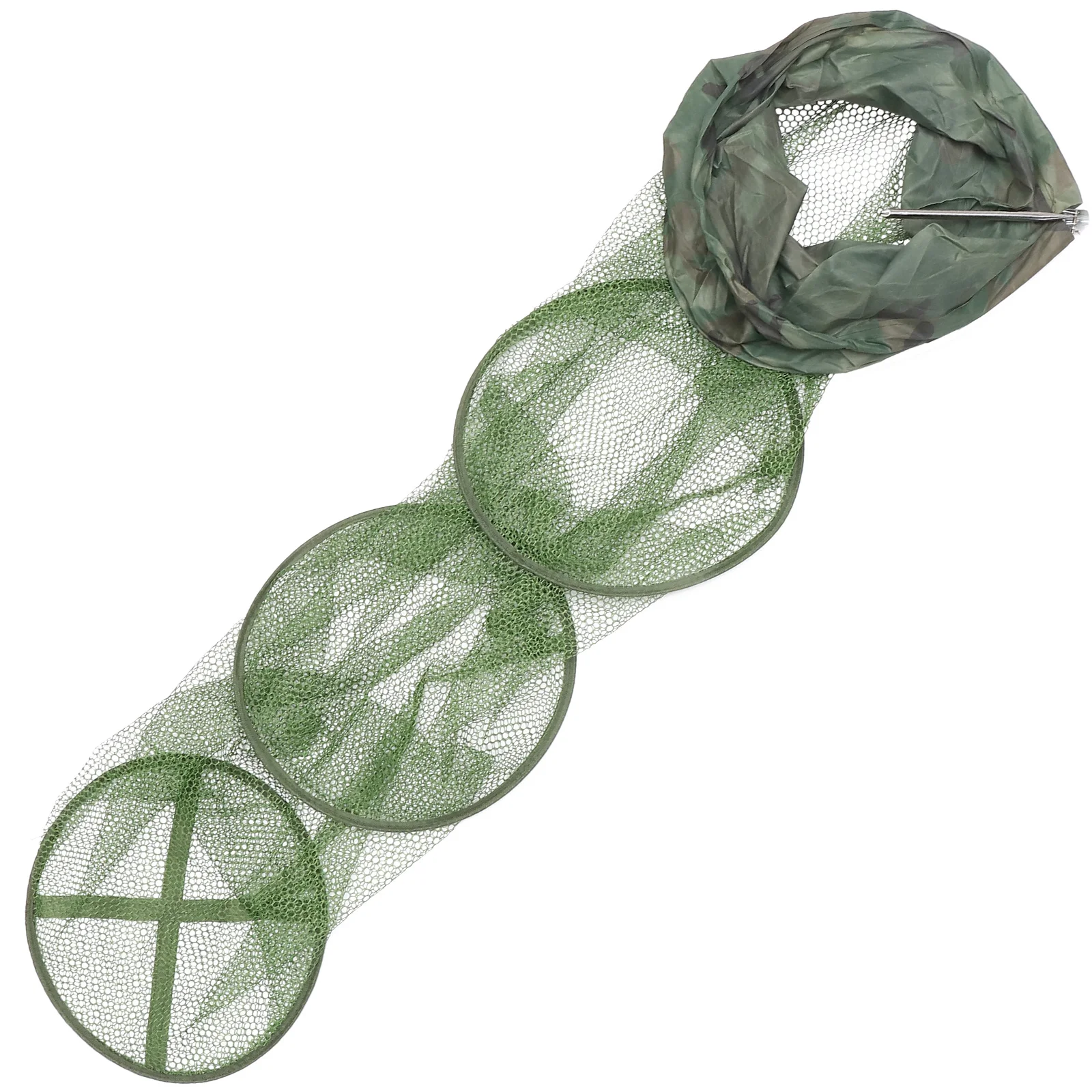 

Folding Fishing Nylon Anti Hanging String Bag Fish Guard Durable Mesh Portable Long Lasting Carp Lobster Storage