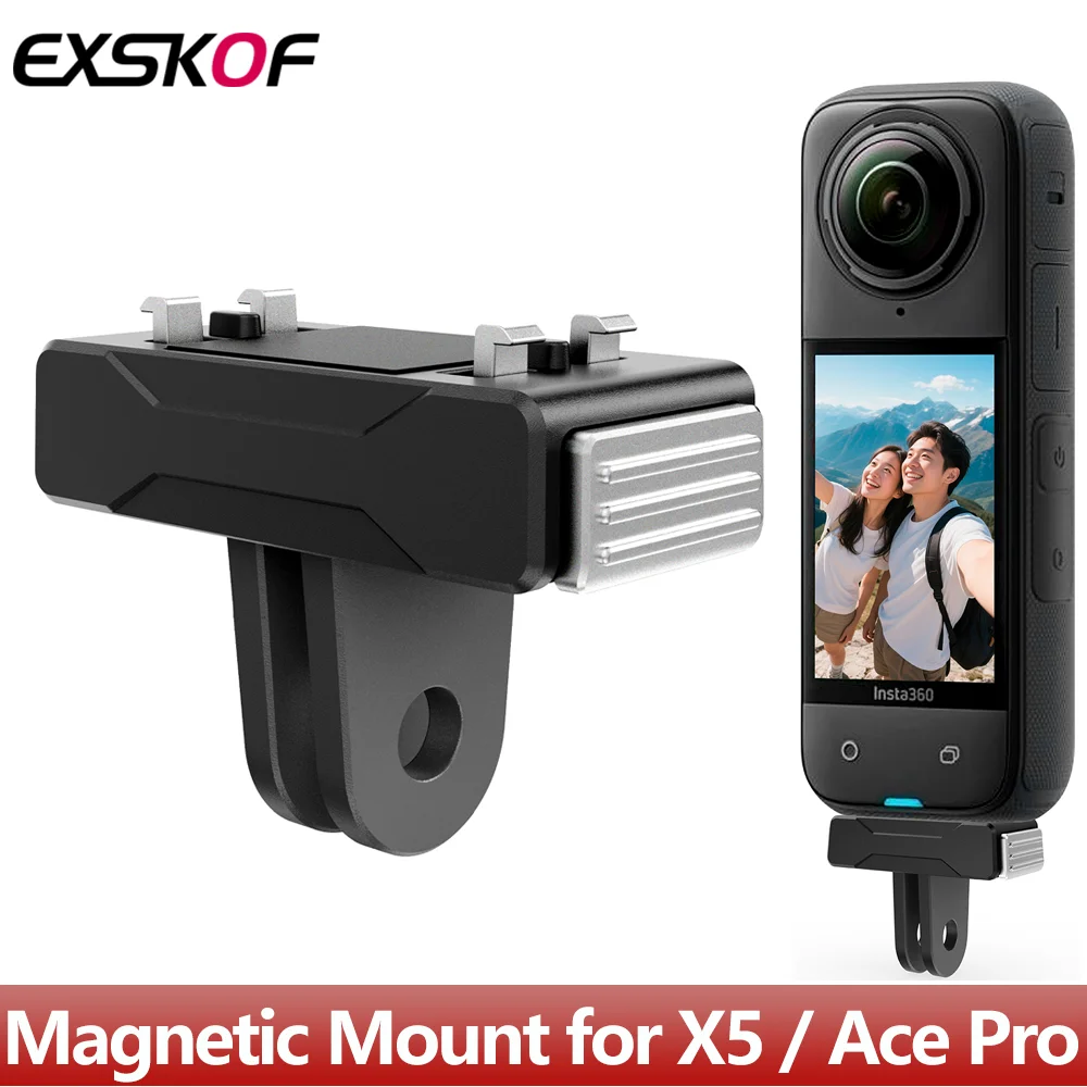 

Магнитная быстросъемная база X5 для адаптера крепления на штатив Insta360 X5 для аксессуаров для экшн-камеры Insta 360 Ace Pro 2/Aso Pro