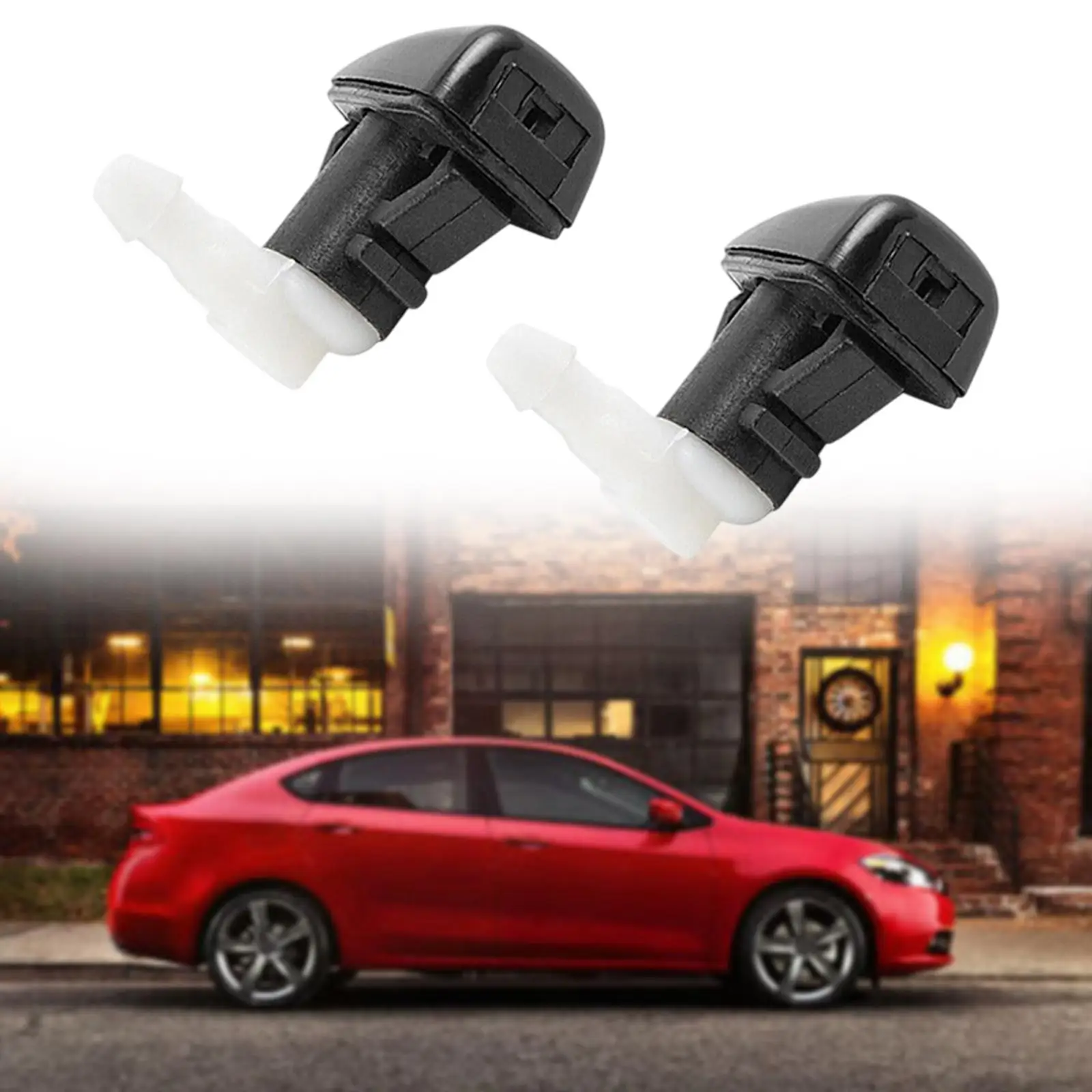 

2 насадки омывателя лобового стекла 68081370 Ab Direct заменяет Dodge Dart