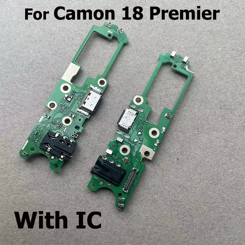 For Tecno Camon 18 USB Charging Dock Port Socket Jack Plug Connector Charge Board Flex Cable For Camon 18 18i 18T P Premier 18P