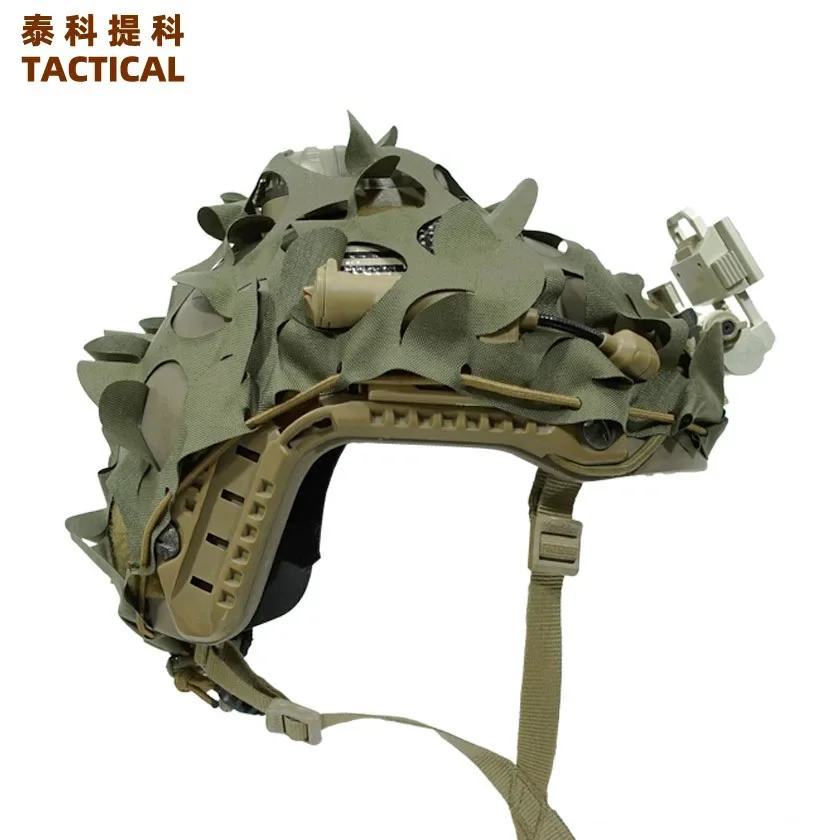 

Helmet Cover For Unisex 2024 New Camouflage 3D Dark Hunting Accessories High Quality Outdoor CS Game Gear