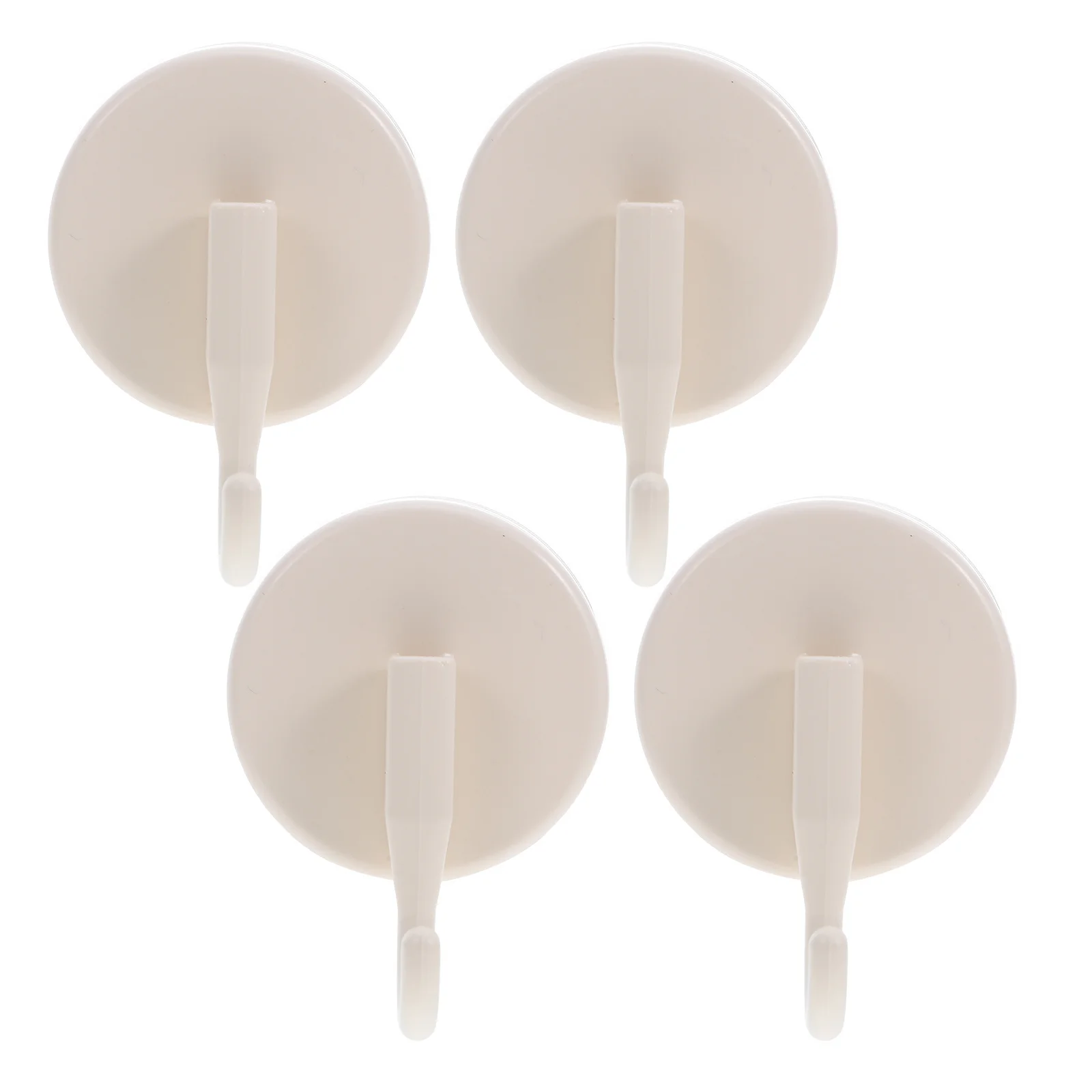 

4Pcs Suction Cup Hooks Heavy Duty No Drill Bathroom Kitchen Tile Glass Shower Hooks Removable Reusable for Towels Robes