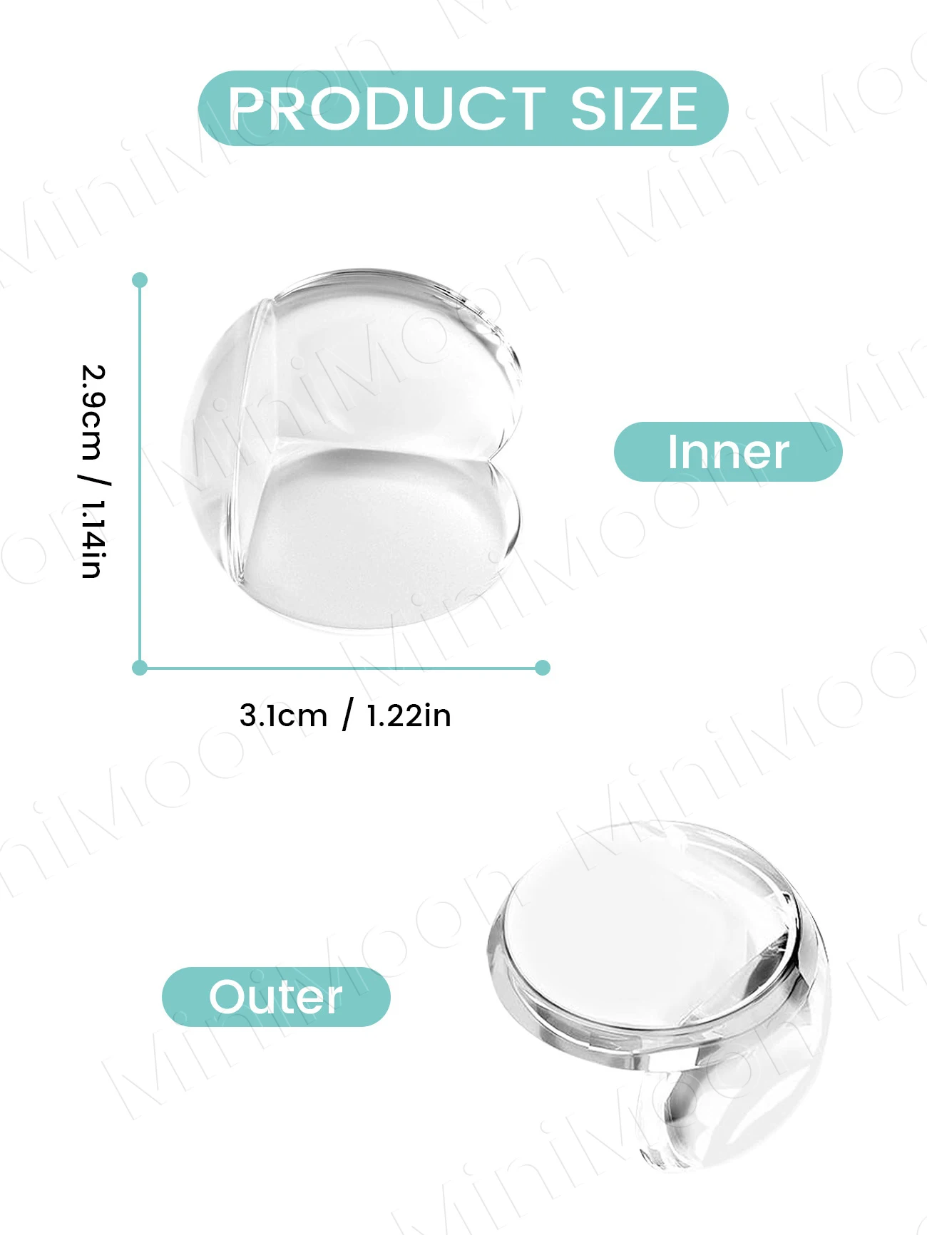Transparent Baby Safety Table Corner Protectors, Furniture Edge Guards for Childproofing