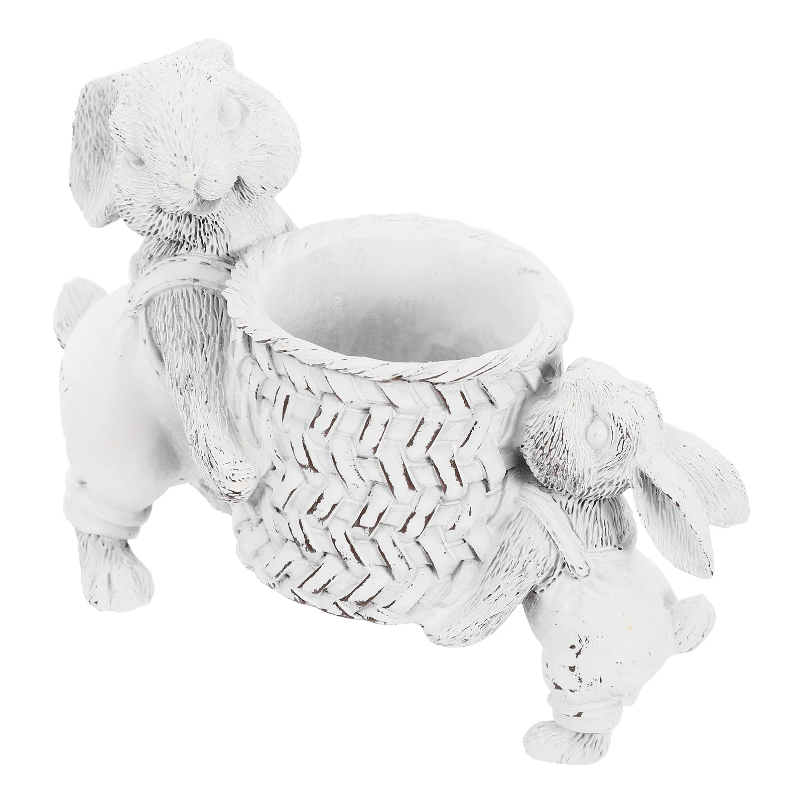 

Easter Bunny Pencil Case Holder Rabbit Cartoon Style Desktop Accessory Craft Decorative Cute Holders Compact for