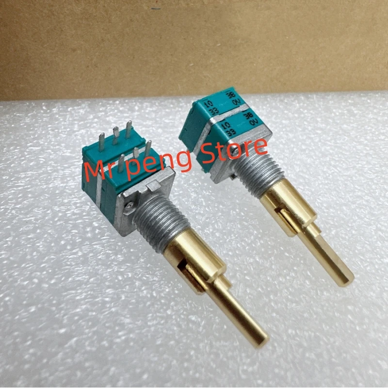 2pcs for ALPS sound card audio equipment RK09 Dual-axis dual-tuning rotary volume precision potentiometer B10K 6-pin