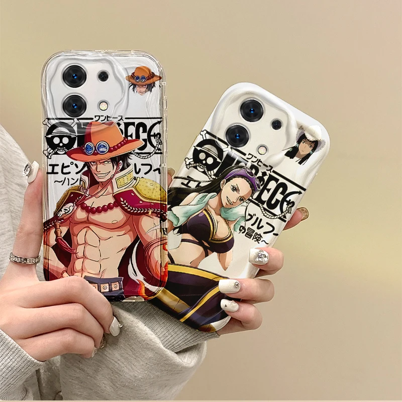 Hot O-One Pieces Robin Anime Phone Case For Redmi Note 13 12 11 ProPlus 10 9 Pro 14C 13C 12C 11S 10A K70 Soft Transparent Cover