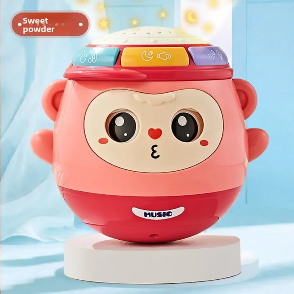 Crafts Tummy Time Rocking Toy Handmade Collection Tumbler Rocking Toy Desktop Decoration Mini Face Changing Doll