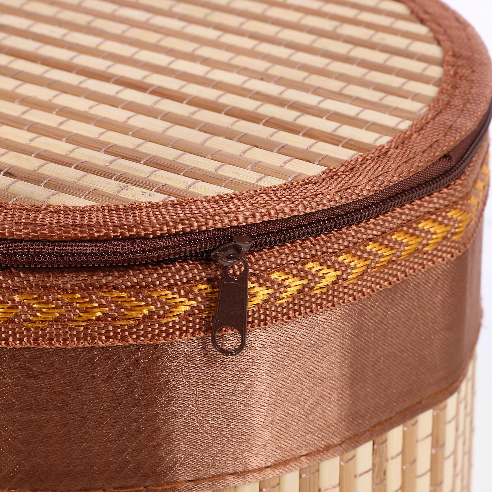 

Bamboo Storage Basket Gift Box Woven Handheld Foldable Large Capacity Picnic Wicker Hamper Vintage Shopping Tote Bag Party Home