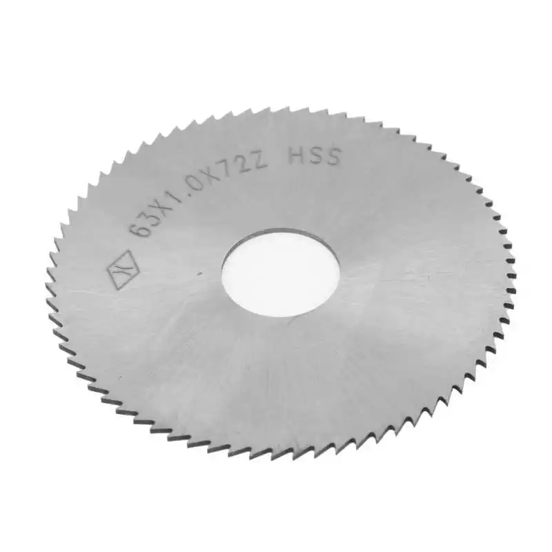 Circular Saw Blade High-Speed Steel 72 Teeth Circular Saw Blade Cutting Disc Accessory 63 x 1 x 16mm