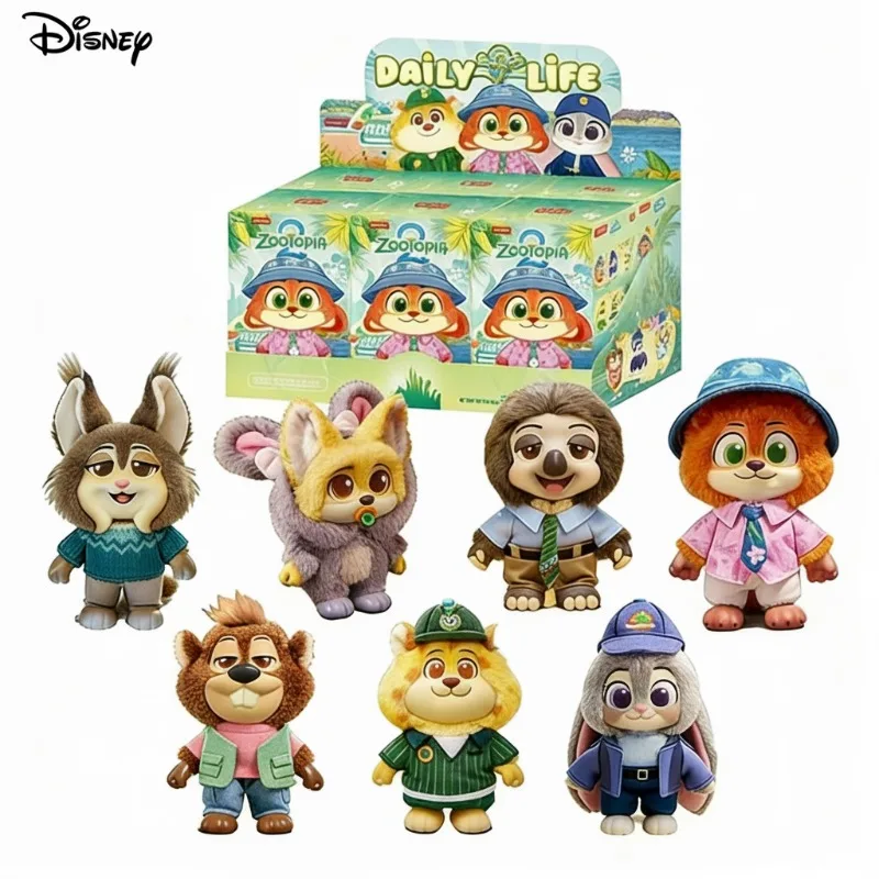 

Zootopia 3 City Residents Blind Box - Виниловый плюшевый брелок, модный подарочный набор 2026 года, загадочная фигурка My Melody в слепой коробке