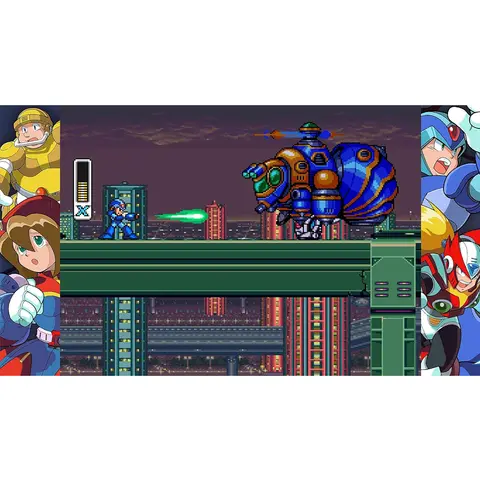 MEGA MAN X LEGACY COLLECTION 1 + 2- Nintendo Switch Game Card Games Cartridge Physical Card support TV Tabletop Handheld Modes