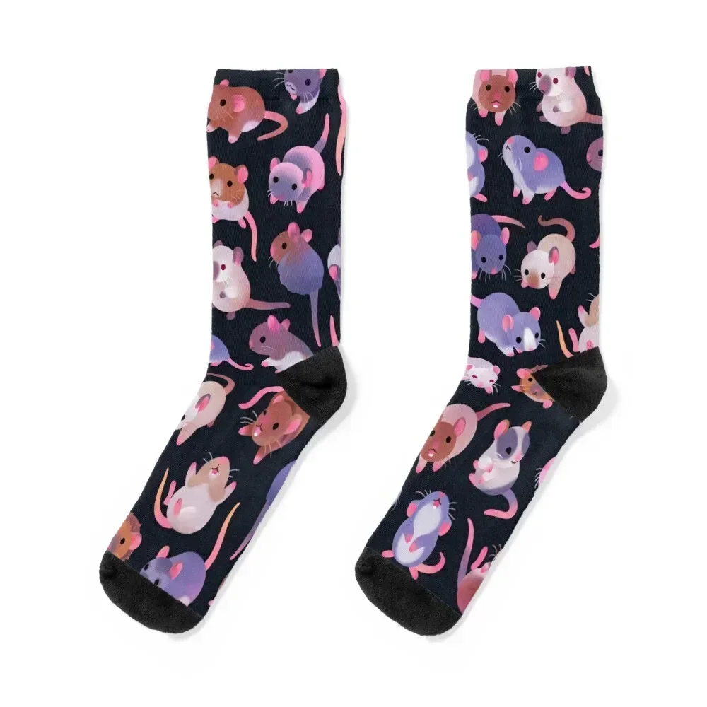 

Fancy rat - dark Socks compression moving stockings cycling cartoon Socks Men's Women's