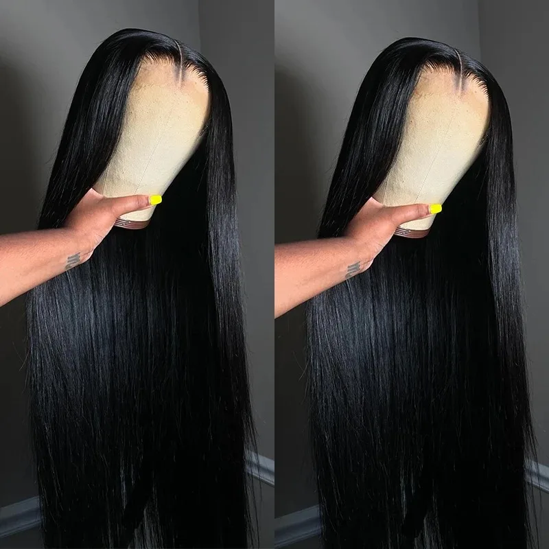 

220 Density 30 40 Inch Bone Straight 13x6 HD Lace Frontal Wigs Preplucked 13x4 Lace Front Human Hair Wig Glueless 5x5 Closure