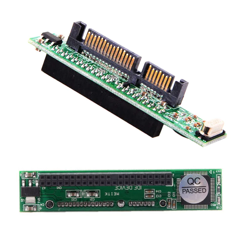 Pata Disk Ide 44pin Naar Seriële Ata 7 + 15pin Poort Harde Schijf Adapter Voor Laptop & 2.5 Inch Ssd Of Hdd Naar Sata Converter Pcba Kaart