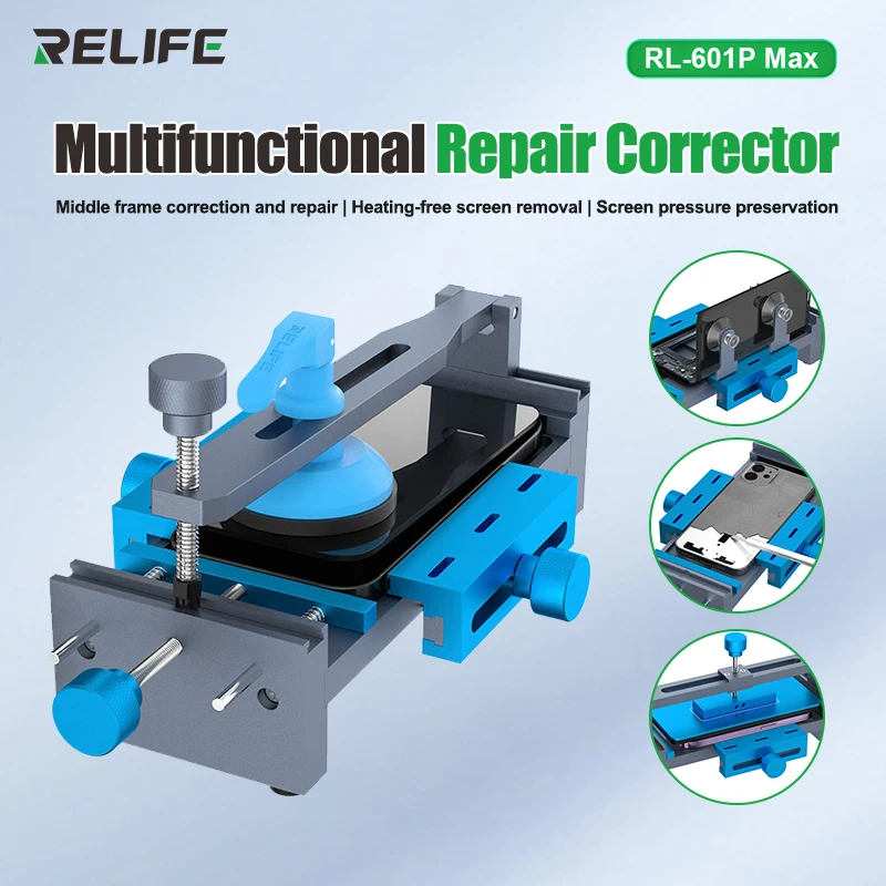 Reparasi RL-601P Max, RELIFE multifungsi bingkai korektor multifungsi layar perbaikan tekanan alat perbaikan