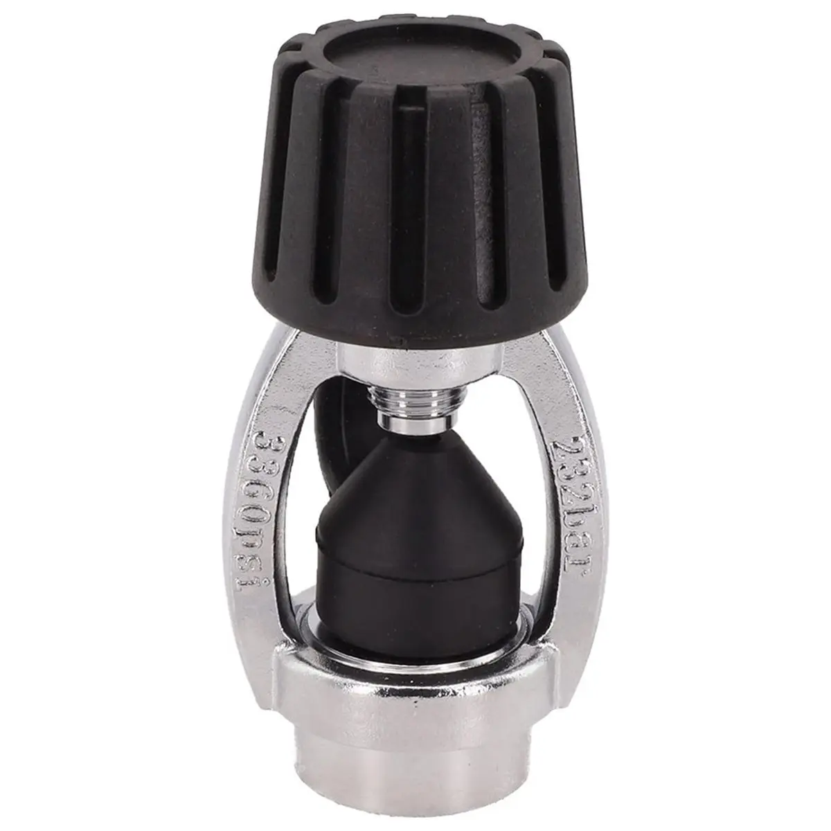 Budget-Friendly-Scuba Diving DIN to Yoke Adapter for First Stage Regulator with Dust Cap Converter Tool for Underwater Diving Eq