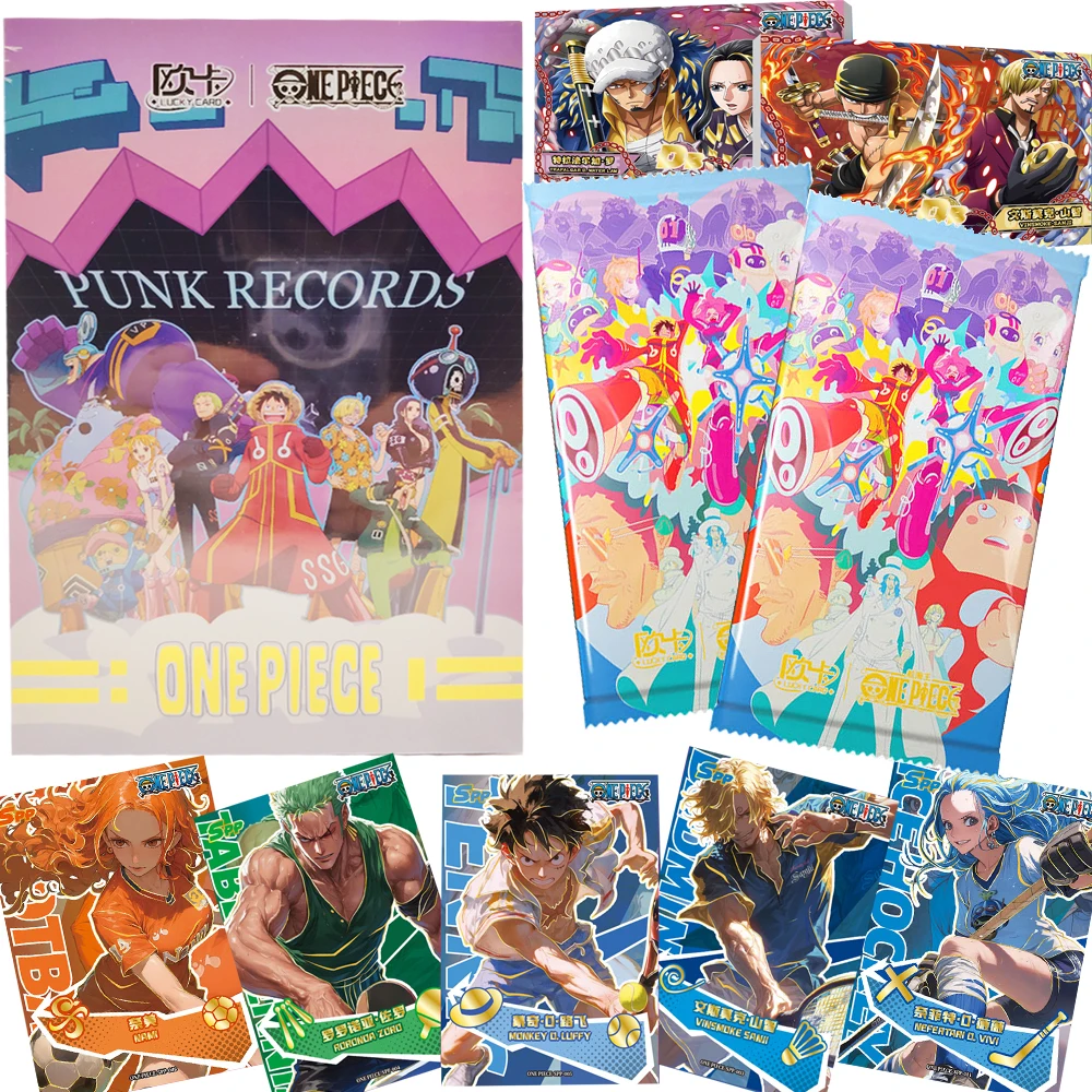 

Anime One Piece Collection Cards for Fans Highly Beloved Protagonist Monkey D. Luffy Classic Hot Blooded Comic Cards Toys Gifts