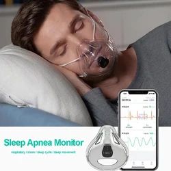 Magnetic Charging Sleep Device, Sleep Apnea Monitoring, Wearable Respiratory, Snoring, Sleeping Cycle Monitoring, Original