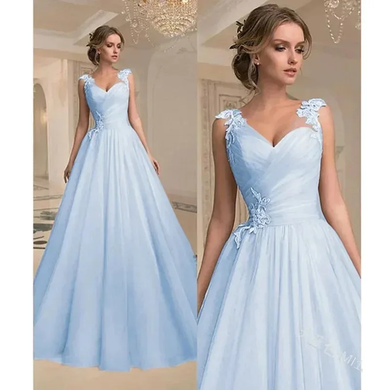 New Women Gauze Prom Dress Evening Princess Wedding Maxi Bridesmaid Dress Female Fashion Designer High Waist Vestidos Mujer 2023