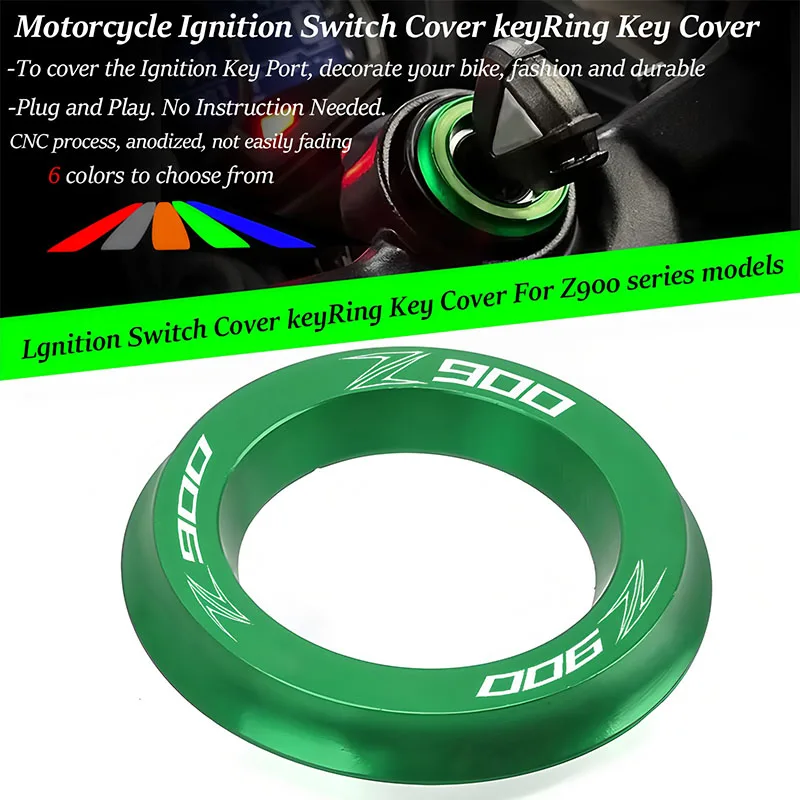 Piezas z900, funda para motocicleta, cubierta protectora para llaves de interruptor de encendido para Z900 Z 900 2016-2020 2021 2022 2023 2024 2025