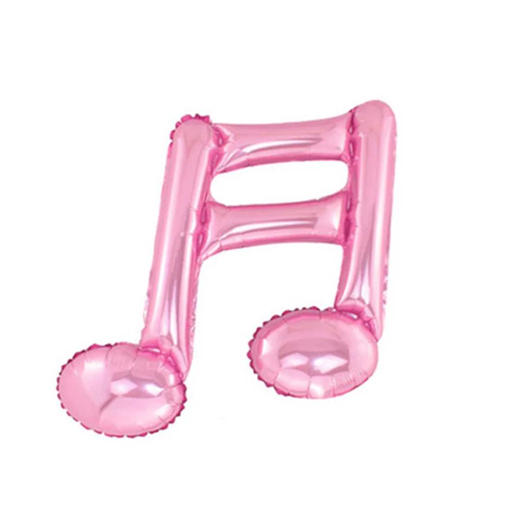 

4Pcs Birthday Aluminium Foil Balloons Musical Note Party Wedding Decoration Creative Balloons Blue Pink Notes